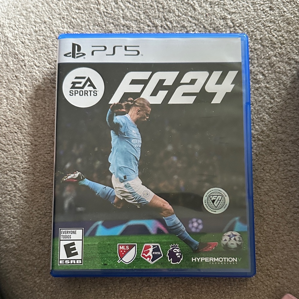 FC 24 PS5 Game - Light Blue Cover